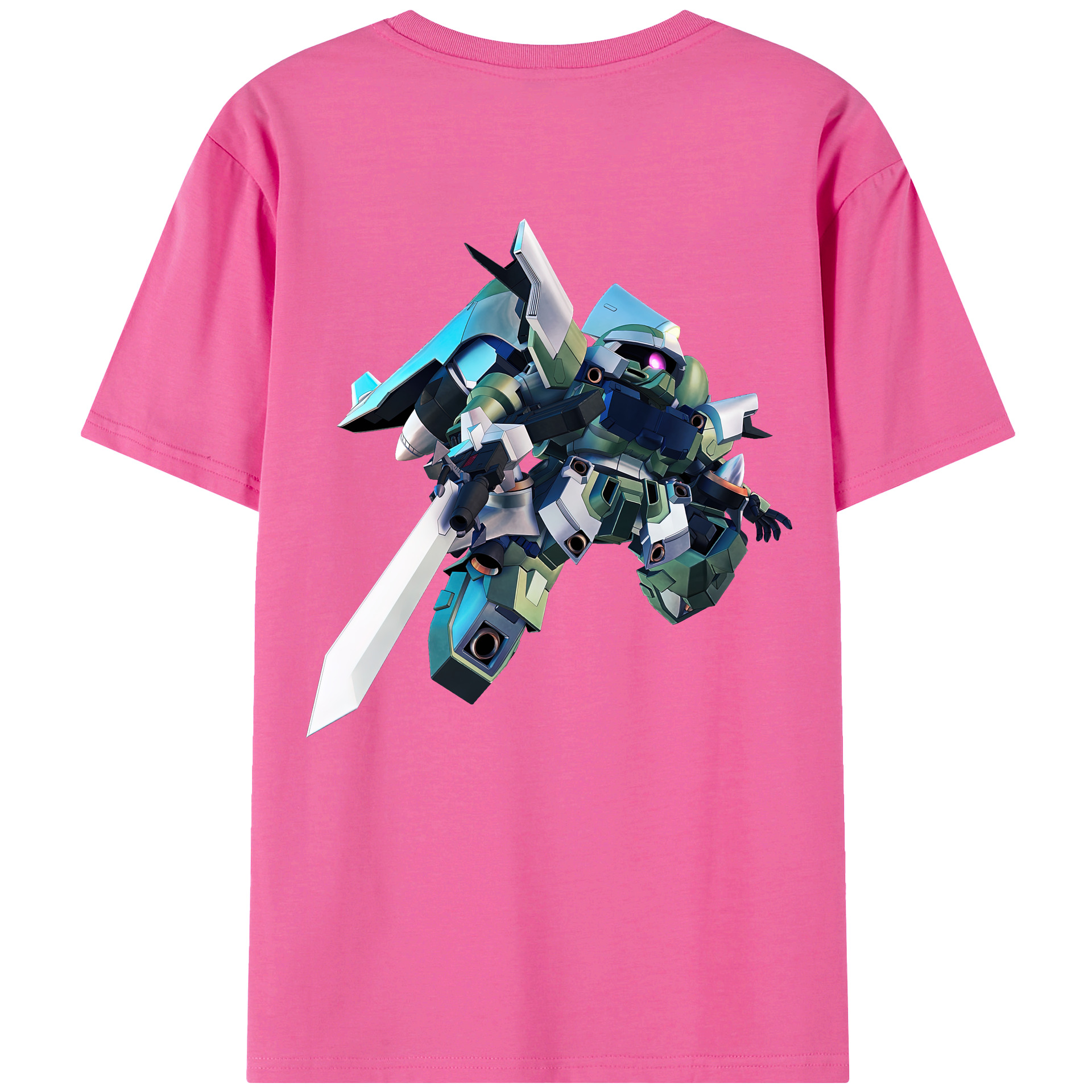 （画像用） 機動戦士ガンダム Mobile Suit Gundam レディース半袖Tシャツ(バックプリント)